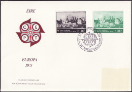 Irlande - Ireland - Irland FDC1 1975 Y&T N°317 à 318 - Michel N°315 à 316 - EUROPA - FDC