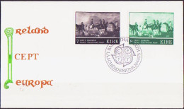 Irlande - Ireland - Irland FDC2 1975 Y&T N°317 à 318 - Michel N°315 à 316 - EUROPA - FDC