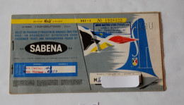 C275 Ancien Billet De Voyage - SABENA BELGIAN AIRLINES - GEVAERT - Usumbura - Rare Book - Mundo