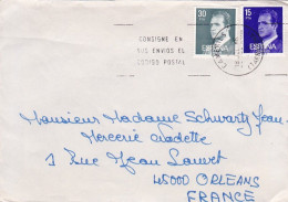 Espagne--1986--Lettre CAMBRILS   Pour  ORLEANS (France)-- Timbre Seul Sur Lettre ..... Cachet  18-JUL-1986 - Storia Postale