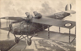 France - Carte Photo - Avion - Une Partie De Plaisir Au Dessus Du Camp De Bitche - Carte Postale Ancienne - Bitche