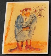 CLOWN - TABLEAU - FLEURS - BLUMEN - FLOWERS - N°1322 / GALERIE PROMENADE DAVOS - SUISSE - SCHWEIZ - PAUL STAUFFI - (33) - Beroemde Personen