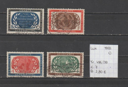 (TJ) Luxembourg 1955 - YT 496/99 (gest./obl./used) - Gebruikt