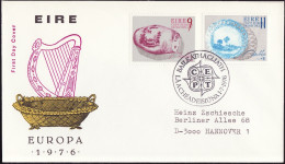 Irlande - Ireland - Irland FDC4 1976 Y&T N°346 à 347 - Michel N°344 à 345 - EUROPA - FDC