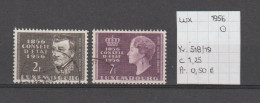 (TJ) Luxembourg 1956 - YT 518/19 (gest./obl./used) - Oblitérés