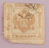 AUTRICHE TAXE POUR JOURNAUX YT 3  OBLITERE ANNEES 1853/1877 - Zeitungsmarken