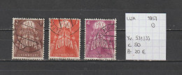 (TJ) Luxembourg 1957 - YT 531/33 (gest./obl./used) - Gebruikt