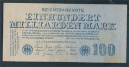 Deutsches Reich Rosenbg: 123, Privatfirmendruck, Gänzlich Ohne Zeichen Gebraucht (III) 1923 100 Milliarden Ma (10288379 - 100 Mrd. Mark