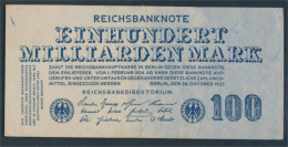 Deutsches Reich Rosenbg: 123, Privatfirmendruck, Gänzlich Ohne Zeichen Gebraucht (III) 1923 100 Milliarden Ma (10288380 - 100 Milliarden Mark