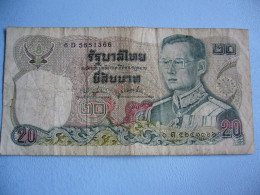 1 BILLET DE THAILANDE De 20 BATH - Tailandia