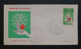 Comores Timbre Numéro 27 Sur Enveloppe. - Storia Postale