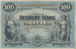 Bayern Rosenbg: BAY3 Länderbanknote Bayern Gebraucht (III) 1900 100 Mark (10288517 - 100 Mark