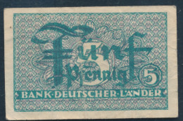 BRD Rosenbg: 250b Gebraucht (III) 1948 5 Pfennig (10288451 - 5 Pfennig