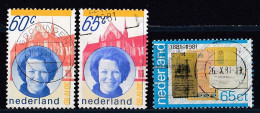 Pays Bas - 1980 - 1989  ( Béatrix )   Y&T  N °  1131   1145  1152  Oblitéré Gronngen - Oblitérés