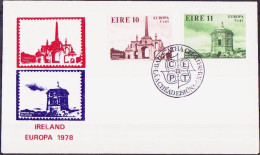 Irlande - Ireland - Irland FDC1 1978 Y&T N°394 à 395 - Michel N°391 à 392 - EUROPA - FDC