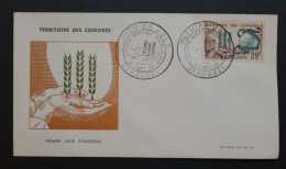 Comores Timbre Numéro 26 Sur Enveloppe. - Lettres & Documents