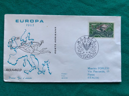 MONACO - EUROPA 1962 - FDC - Storia Postale