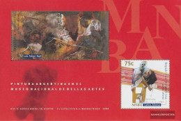 Argentina Block63 (complete Issue) Unmounted Mint / Never Hinged 1999 Paintings Out National Museum - Unused Stamps