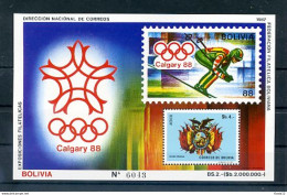 A17688)Olympia 88: Bolivien Bl 165** - Inverno1988: Calgary