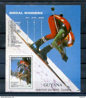 A17696)Olympia 88: Guyana Bl 25** - Inverno1988: Calgary