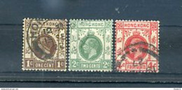 A17963)Hong Kong 114 - 116 Gest. - Used Stamps
