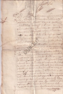Brecht/Hoogstraten - 2 Manuscripten Notartisakte 1749-1765  (V2783) - Manuscrits