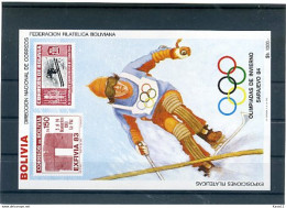 A18218)Olympia 84: Bolivien Bl 136** - Invierno 1984: Sarajevo