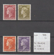 (TJ) Luxembourg 1958 - YT 544A/47 (gest./obl./used) - Gebruikt