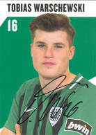 AK Tobias Warschewski SC Preußen Münster 18-19 Dortmund Dorstfeld Phönix Lübeck FC Edmonton York United Toronto Fußball - Autographes