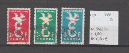 (TJ) Luxembourg 1958 - YT 548/50 (gest./obl./used) - Oblitérés