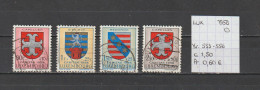 (TJ) Luxembourg 1958 - YT 553 + 554 + 555 + 556 (gest./obl./used) - Gebruikt