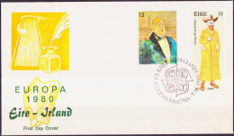 Irlande - Ireland - Irland FDC2 1980 Y&T N°418 à 419 - Michel N°417 à 418 - EUROPA - FDC