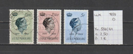 (TJ) Luxembourg 1959 - YT 559/61 (gest./obl./used) - Gebruikt