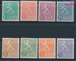 Finnland 425-432 (kompl.Ausg.) Postfrisch 1954 Freimarken: Wappenlöwe (10221523 - Ungebraucht