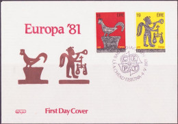 Irlande - Ireland - Irland FDC2 1981 Y&T N°440 à 441 - Michel N°439 à 440 - EUROPA - FDC