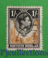 S793 - NORTHERN RHODESIA 1938 KING GEORGE VI 1sh USATO - USED - Noord-Rhodesië (...-1963)