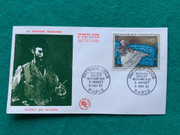 FRANCIA - MANET  - FDC  1962 - Storia Postale