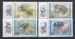Bulgaria 2003 - Bees With Field, Mi-Nr. 4601Zf./04Zf., MNH** - Ungebraucht