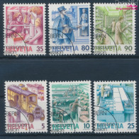 Schweiz 1321ya-1326ya (kompl.Ausgabe) Gestempelt 1986 Postbeförderung (10277264 - Usati