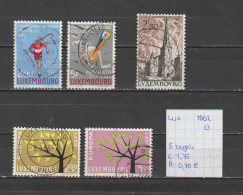 (TJ) Luxembourg 1962 - 5 Zegels (gest./obl./used) - Used Stamps