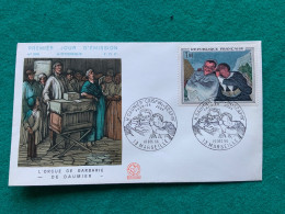 FRANCIA -  H.DAUMIER CRISPIN Et SCARPIN  - FDC  1966 - Cartas & Documentos