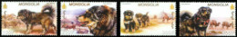 MONGOLIA 2002 FAUNA Animals DOGS - Fine Set MNH - Mongolie