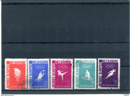 A49565)Olympia 1956: Rumaenien 1598 - 1602 Gest. - Zomer 1956: Melbourne