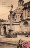 TORINO - CHIESA DELLA CONSOLATA - ANIMATA - CARTOLINA FP SPEDITA NEL 1908 - Iglesias