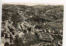 EN AVION AU DESSUS DE AUBIN CRANSAC LA PLACE JEAN JAURES VUE GENERALE AERIENNE MAPIE 1958 - Autres & Non Classés