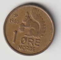 NORGE 1960: 1 Öre, KM 403 - Noruega