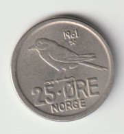 NORGE 1961: 25 Öre, KM 407 - Norway