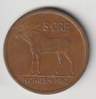 NORGE 1962: 5 Öre, KM 405 - Norvège