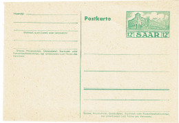 REF LDR17B - SARRE EP CP 12f NEUVE - Enteros Postales