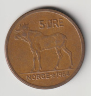 NORGE 1964: 5 Öre, KM 405 - Norvège